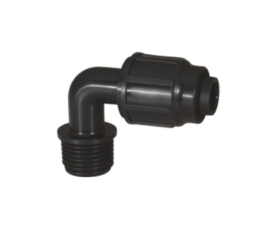 Уголок для капельного полива 16 x 3/4" НР (Poliext 04570020 PN4)